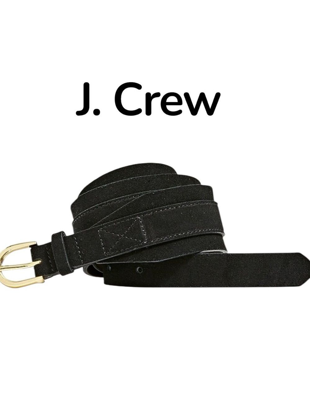 J.Crew-NWT Women’s black suede dress belt. XS-S 
Fits 27.5”-31.5” waist. New!